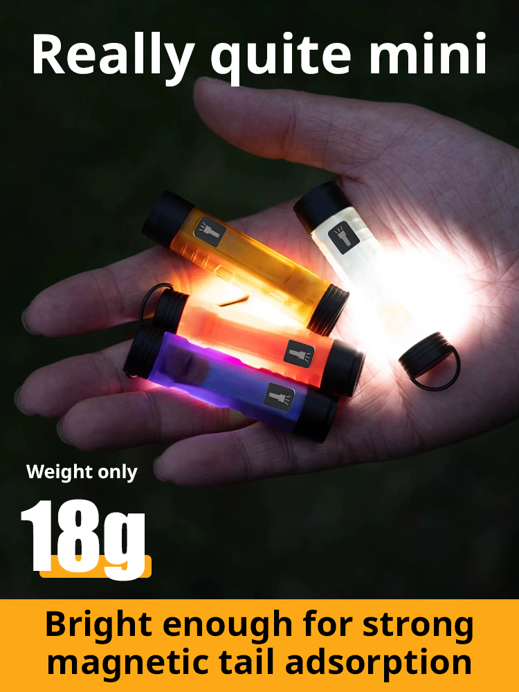 ✨Multifunctional strong light magnetic lamp,With built-in magnetic suction function, stable lighting without holding
