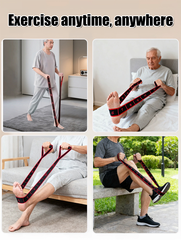 Elastic Digital Yoga Stretching Band💯 Enables multi-muscle training across the entire body, covering the gluteus maximus, legs, back, arms, etc