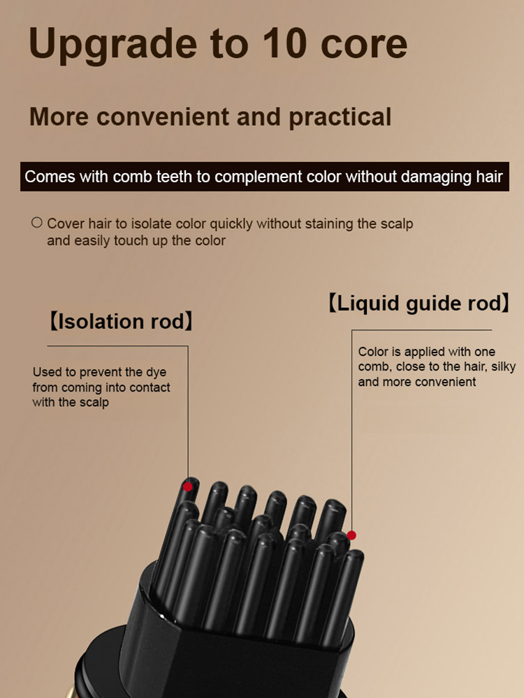 Long-lasting hair coloring stick to cover gray hair⚡3-second quick coverage for whitening, highly efficient emergency touch-up