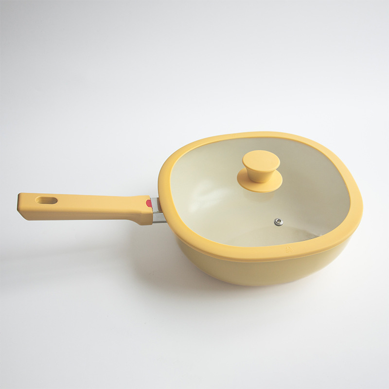 Lightweight Household Ceramic Non-Stick Pan🔥 Non-stick even with little to no oil—perfect for frying eggs and fish!