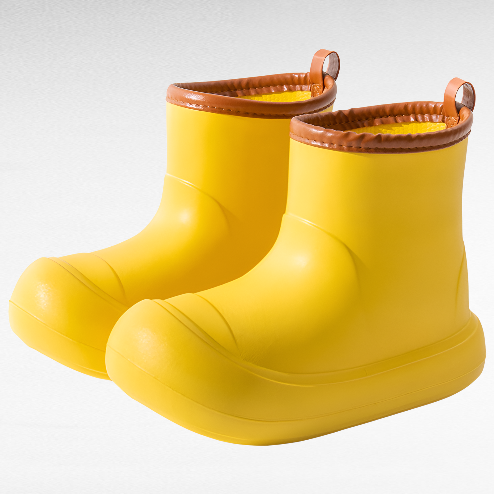 New style rain boots outdoor rain boots thick bottom high top rain boots fashionable parent-child no
