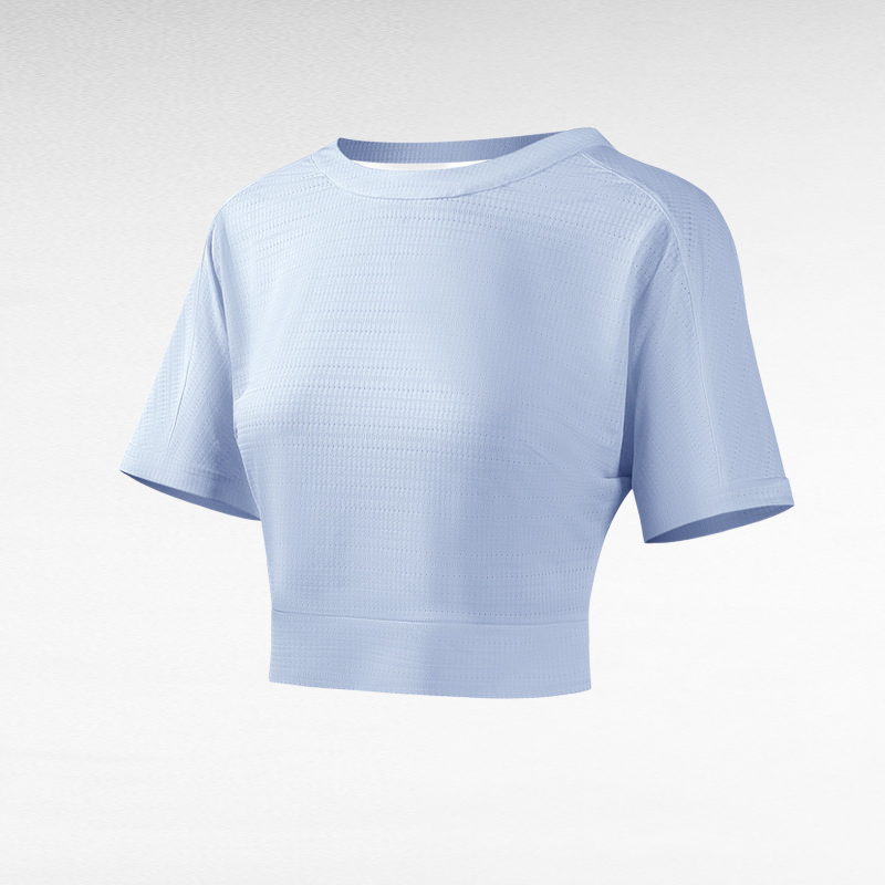 Sports top women's hollow T-shirt quick drying breathable