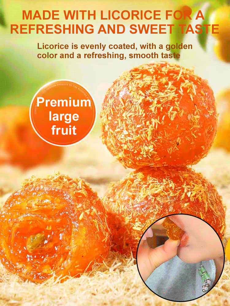 [Kumquat and Licorice Only] Antioxidant and Lung-Nourishing Dried Kumquat with Licorice🍐 can effectively moisturize the lungs and protect the throat