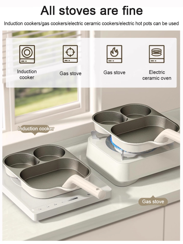 [Uncoated partitioned healthy pot] Hand-forged nutritious non-stick pot