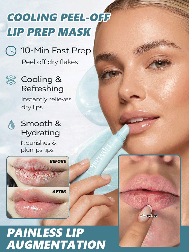 Moisturizing, Hydrating, and Color-Correcting Peel-Off Lip Mask⏱️ 10-Minute Lip SOS — Lazy-Girl & Commuter-Friendly