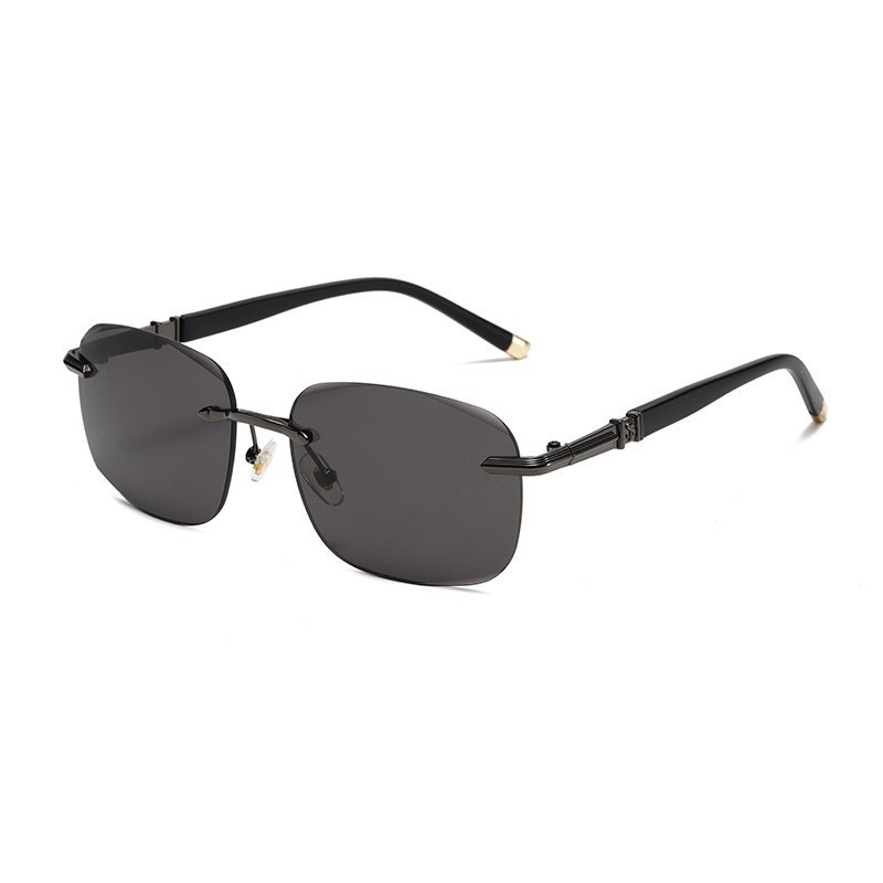 Crystal Stone Frameless Protective Sunglasses,Make night driving safer