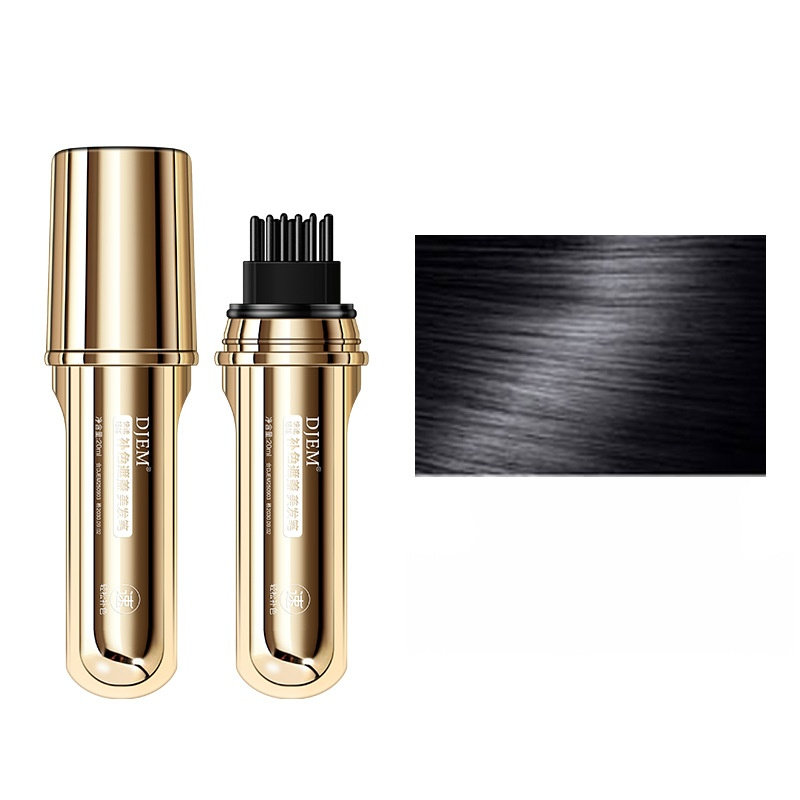 Long-lasting hair coloring stick to cover gray hair⚡3-second quick coverage for whitening, highly efficient emergency touch-up