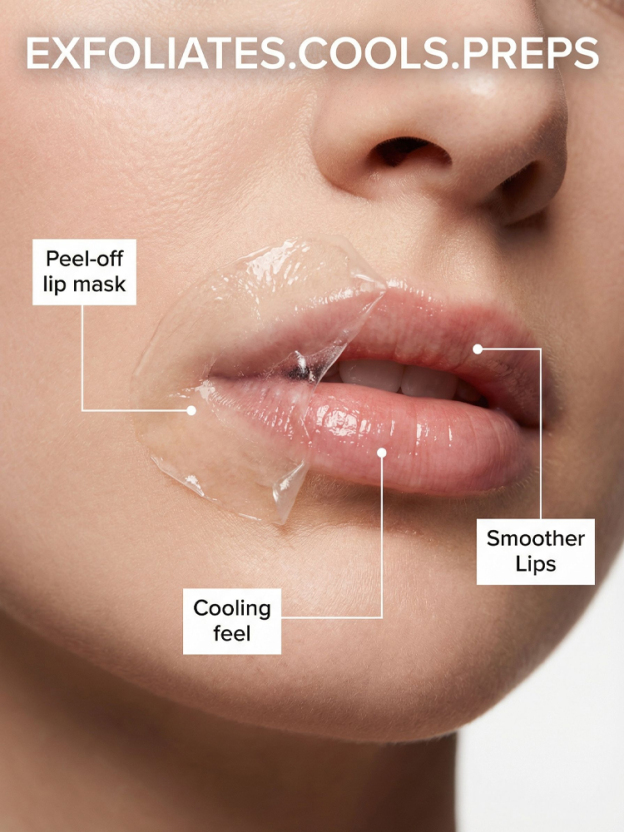 Moisturizing, Hydrating, and Color-Correcting Peel-Off Lip Mask⏱️ 10-Minute Lip SOS — Lazy-Girl & Commuter-Friendly