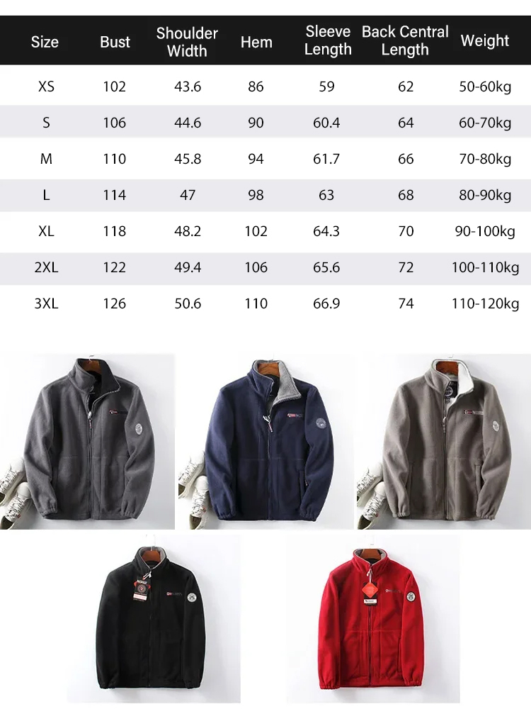 【Keep warm even at -40℃】Men's Export Double-Sided Fleece Jacket to Norway
