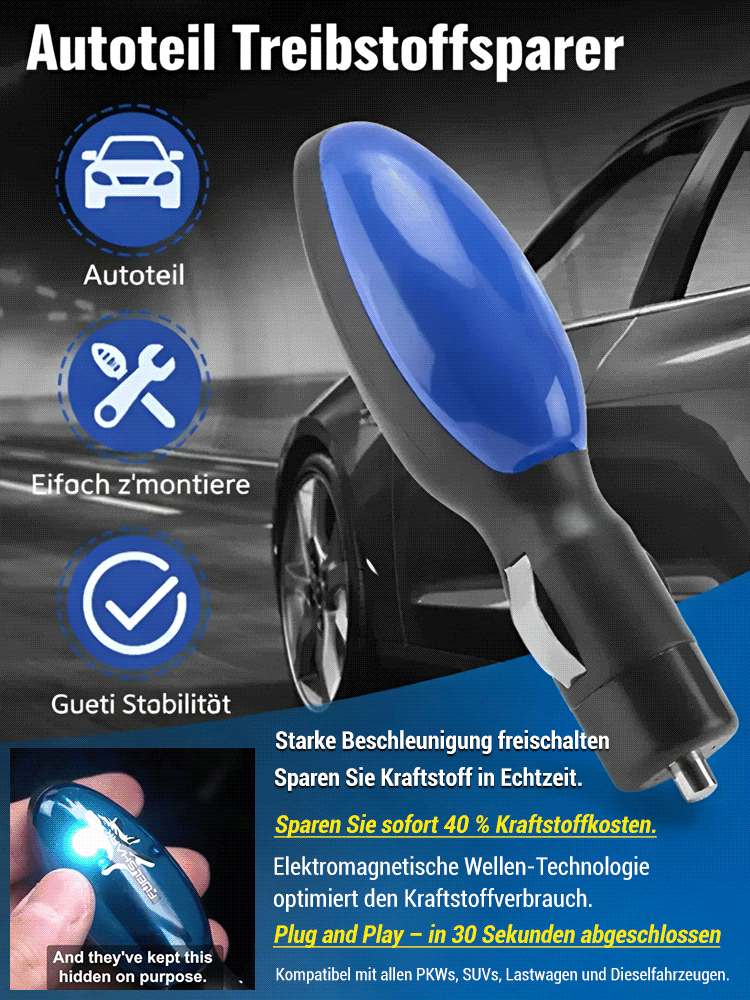 【Kraftstoffverbrauch um bis zu 50 % senken】Tragbarer Universal-Spritsparer für Ihr Auto ⛽Die Kraftstoffpreise steigen unaufhaltsam. ⚡ Was wäre, wenn Ihr Auto den Kraftstoff deutlich effizienter nutzen könnte?