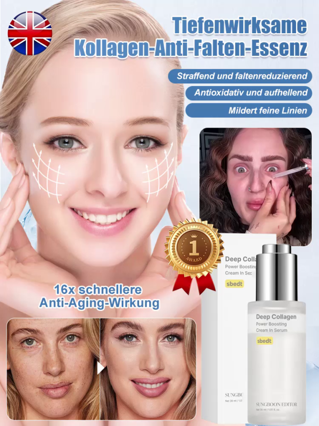 Tiefen-Kollagen-Serum✨Straffung und Lifting in nur 3 Sekunden, sofort sichtbare Ergebnisse!