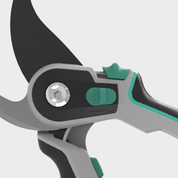 Gartenschere 2-stufige Einstellung SK85 Hartstahl Aluminiumlegierung Gartenschere