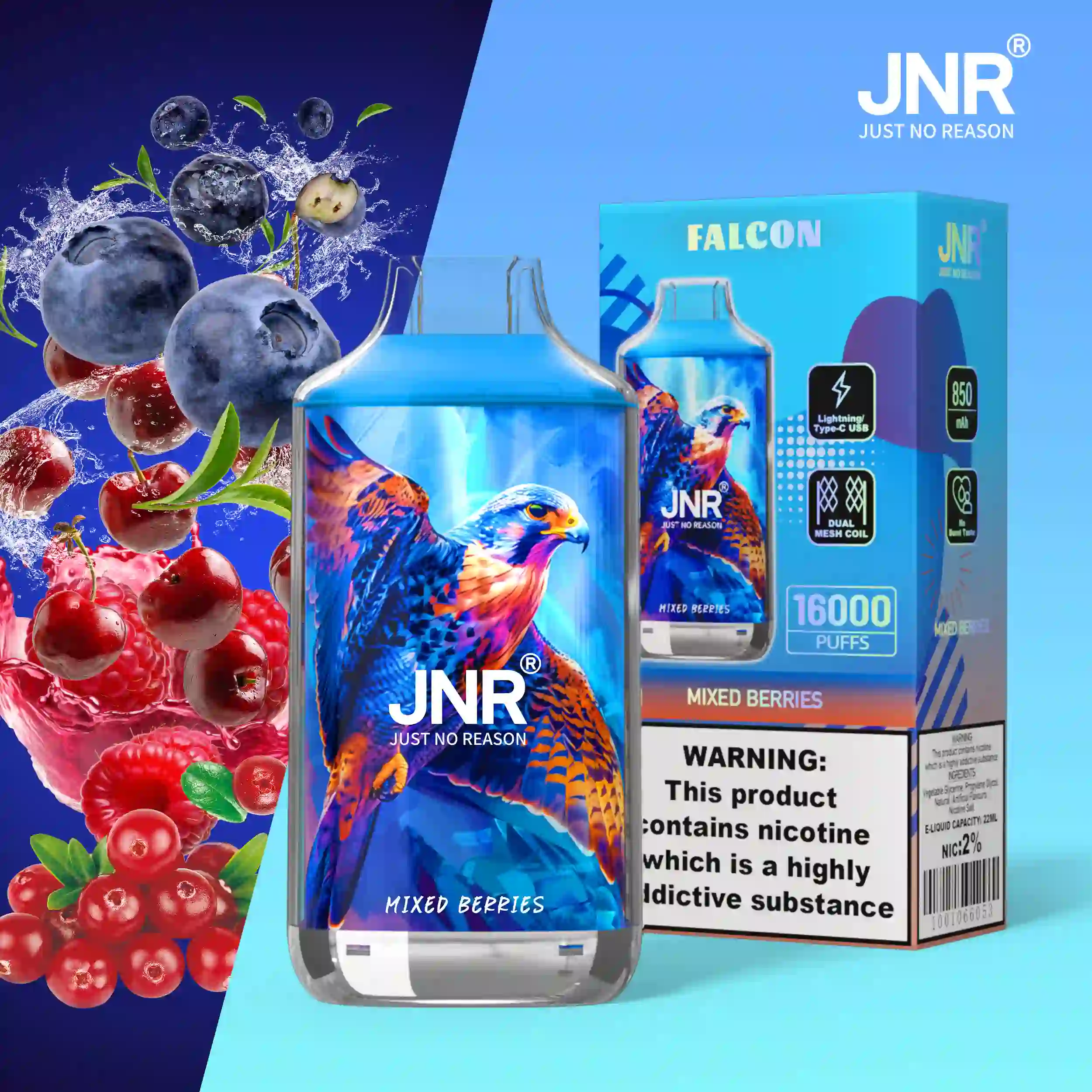 JNR Falcon Disposable Vape 16000 Puffs