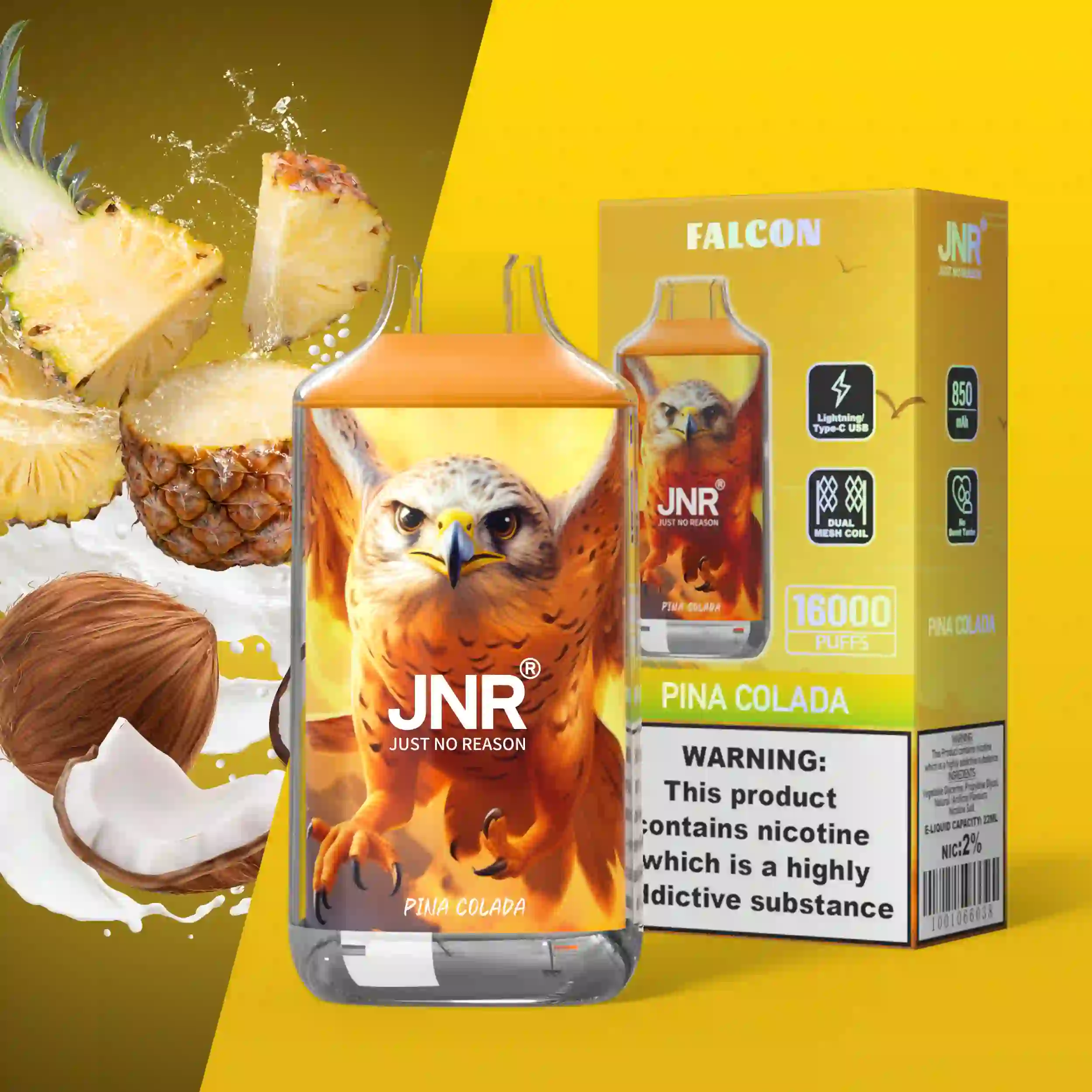 JNR Falcon Disposable Vape 16000 Puffs