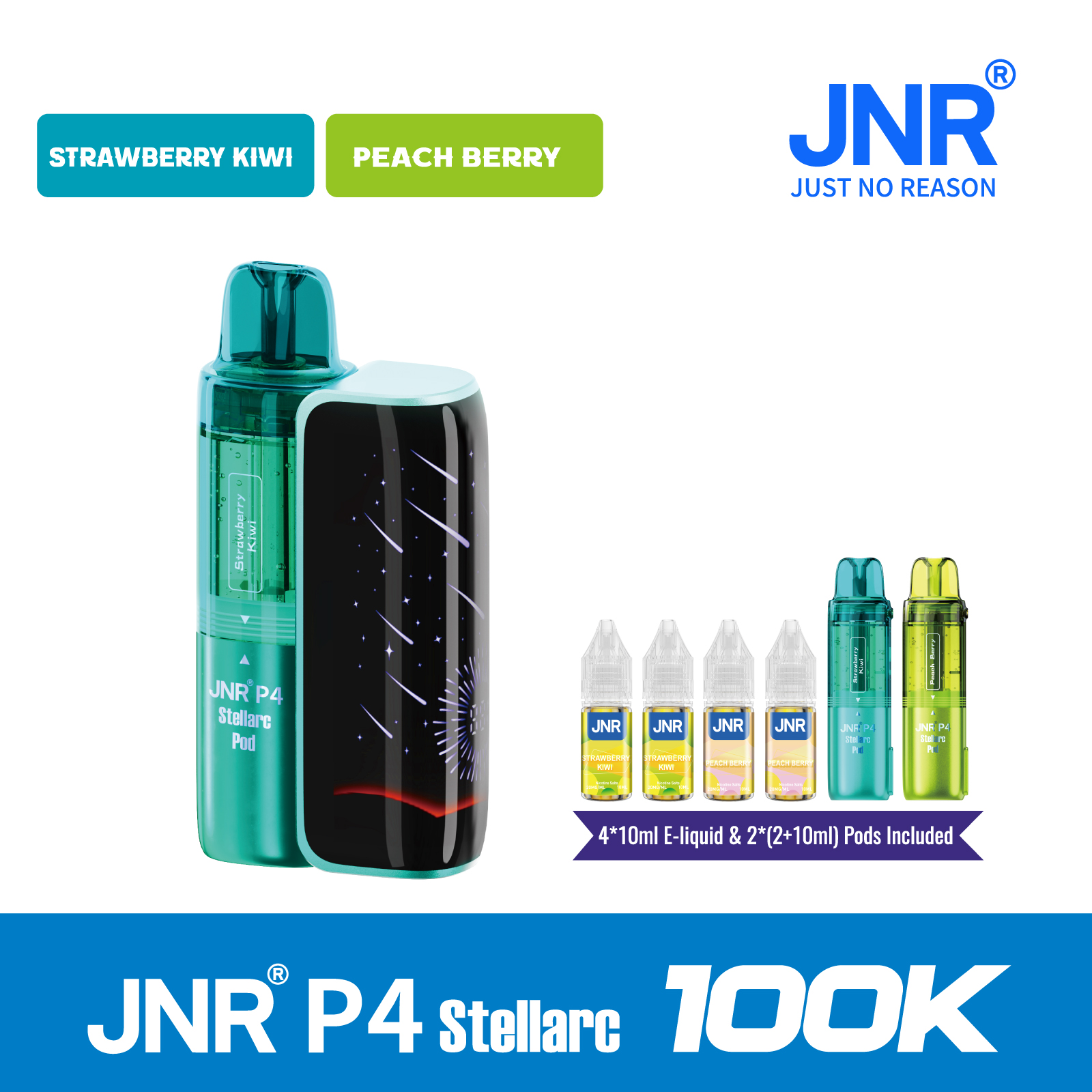 JNR Vape P4 Stellarc 100K Puffs Disposable Vape Kit