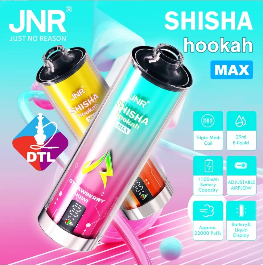JNR Shisha Max 22000 22K Puffs