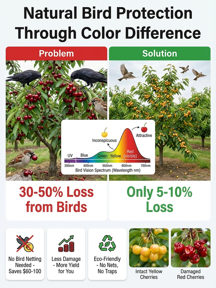 🍒[Fast-growing, strong, and resilient] Cherry saplings that bear fruit in the same year