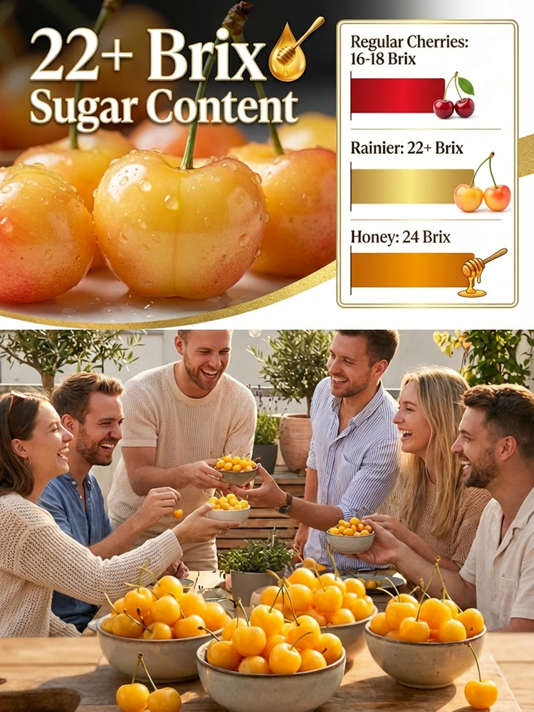 🍒[Fast-growing, strong, and resilient] Cherry saplings that bear fruit in the same year