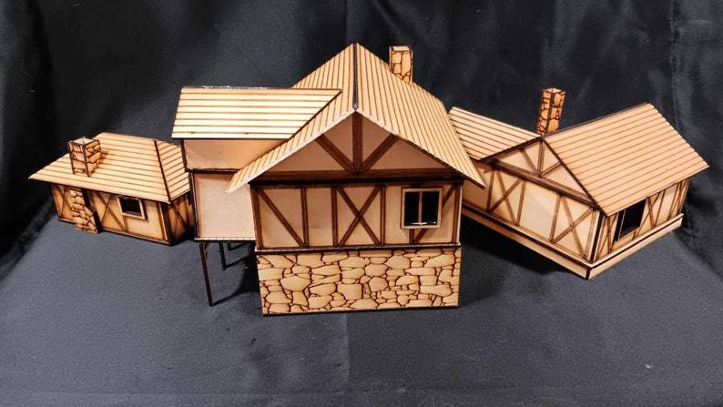 Unique Wooden DIY Cabin (3 Pcs-1 Set)