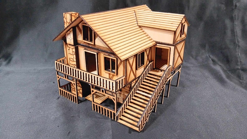 Unique Wooden DIY Cabin (3 Pcs-1 Set)