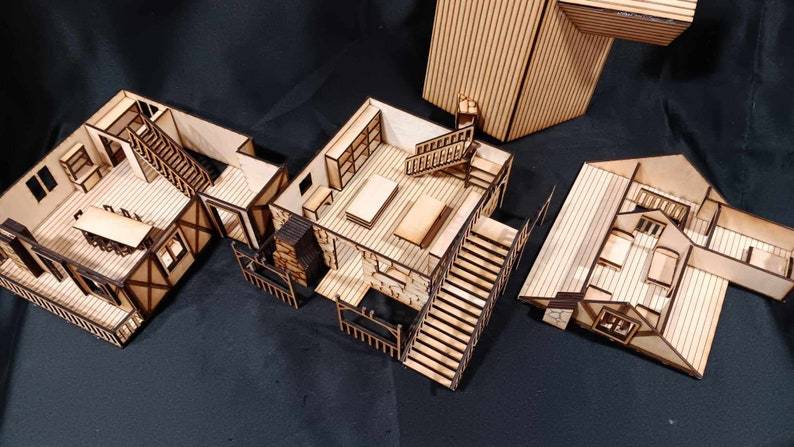 Unique Wooden DIY Cabin (3 Pcs-1 Set)