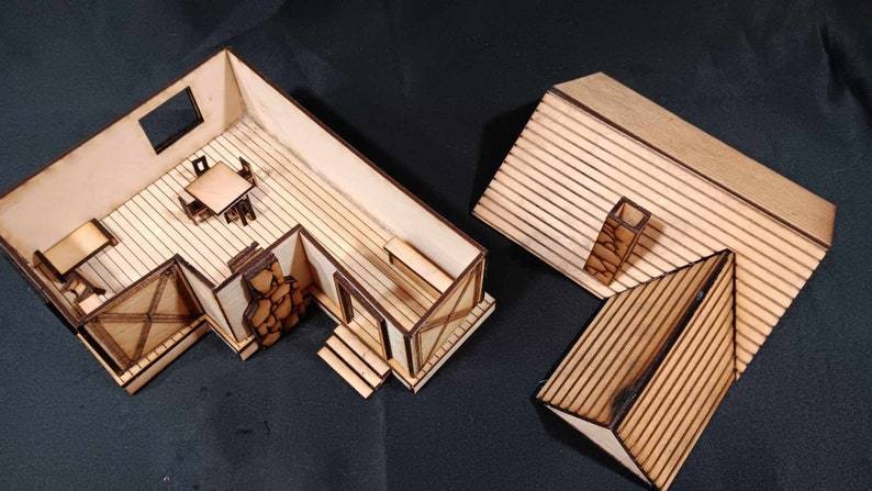 Unique Wooden DIY Cabin (3 Pcs-1 Set)