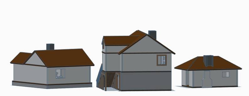 Unique Wooden DIY Cabin (3 Pcs-1 Set)