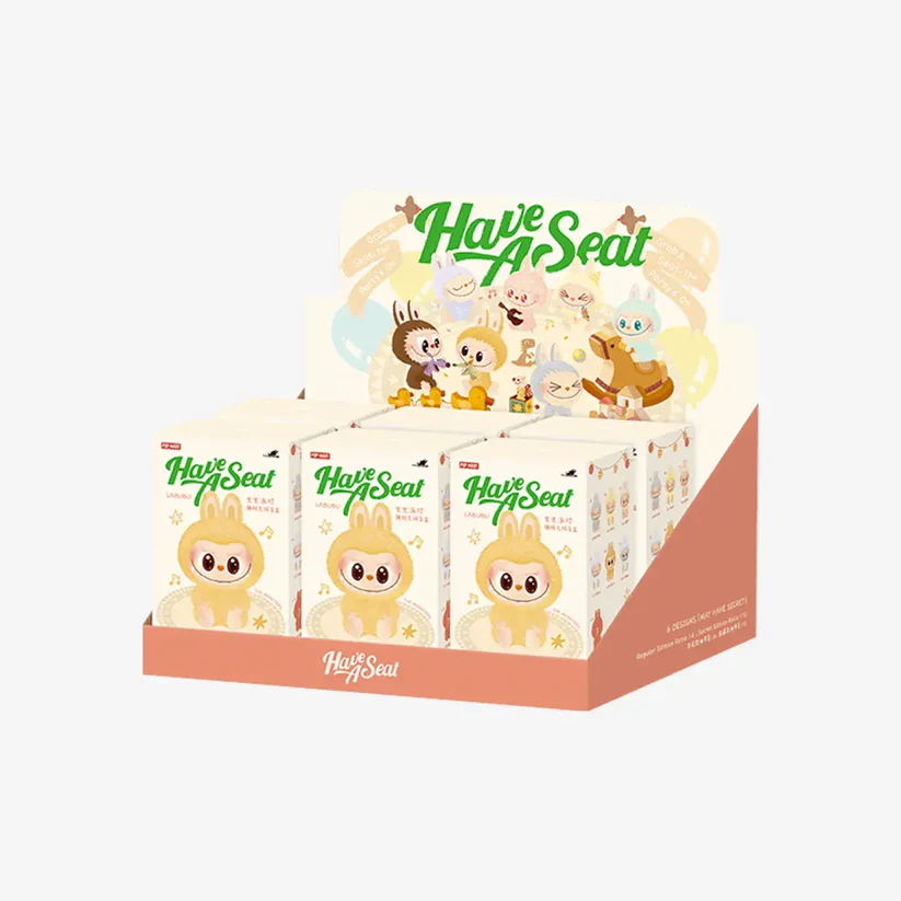 Pop Mart The Monsters (Labubu) - Have A Seat Vinyl Face Blind Box(whole set)