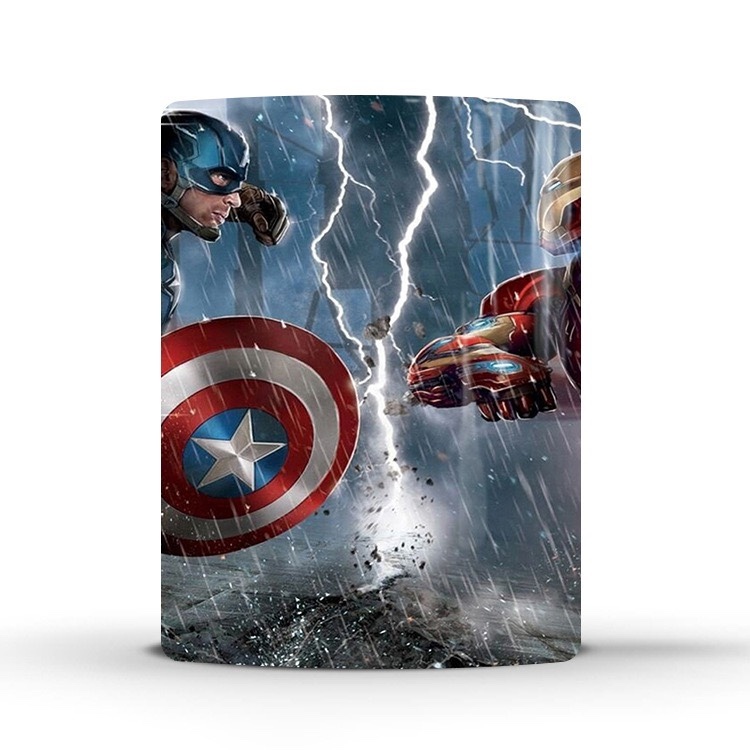 Captain America & Iron Man Heat-Sensitive Color Changing Mug