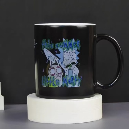 Rick and Morty Multiverse Color-Changing Ceramic Mug