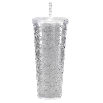 Gradient double-layer fish scale cup