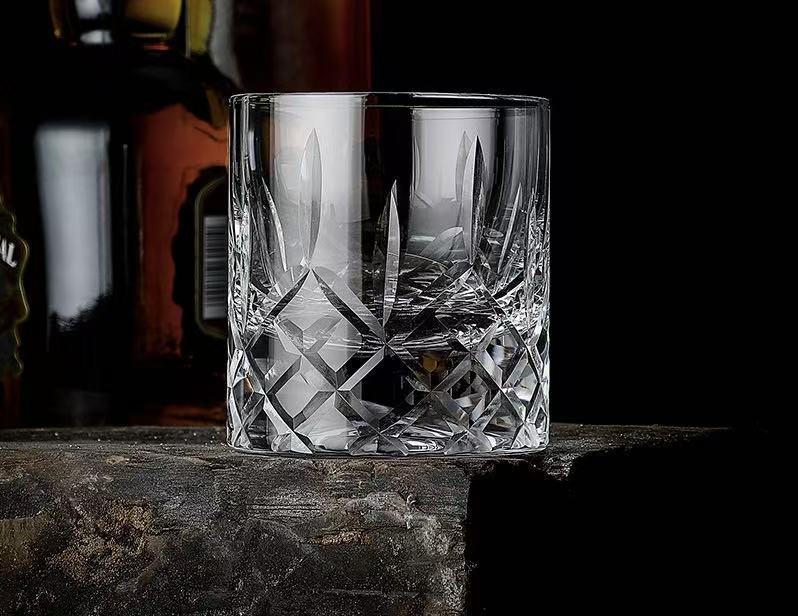 Starburst K9 crystal glass   whiskey glass