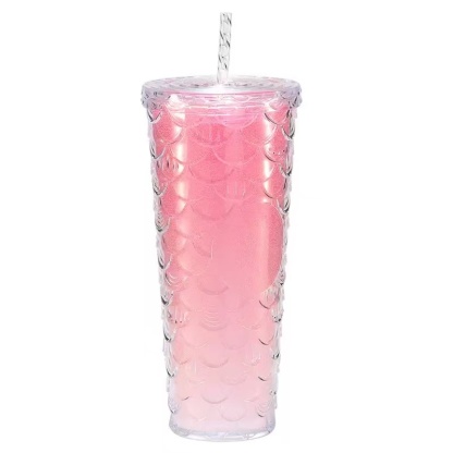 Gradient double-layer fish scale cup