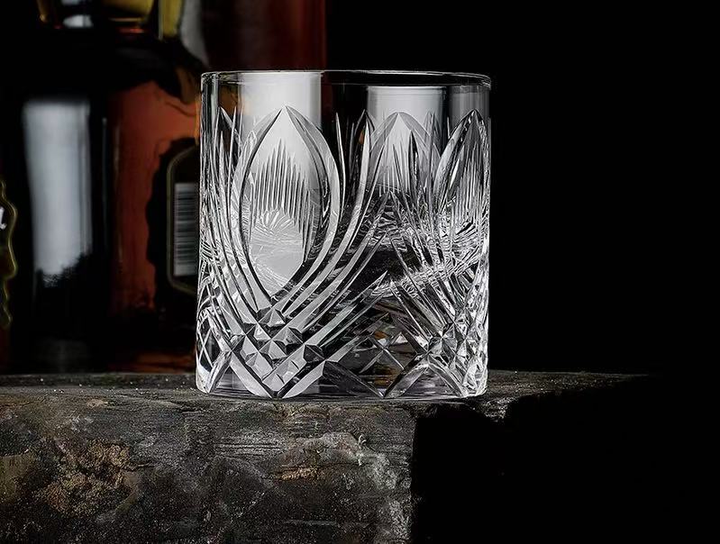 Starburst K9 crystal glass   whiskey glass