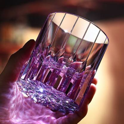 Starburst K9 crystal glass   whiskey glass