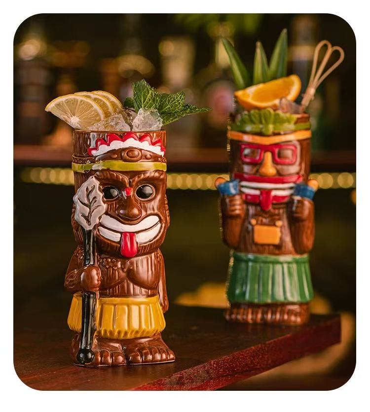 Best-selling ceramic slushie cup with a zombie skull motif