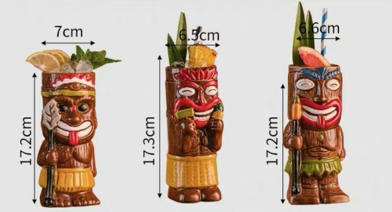 Best-selling ceramic slushie cup with a zombie skull motif