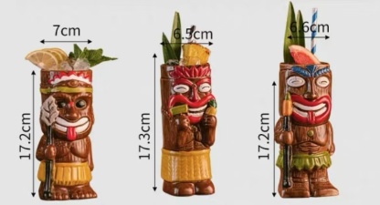 Best-selling ceramic slushie cup with a zombie skull motif