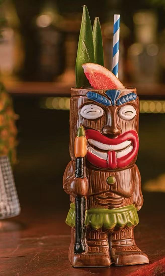 Best-selling ceramic slushie cup with a zombie skull motif