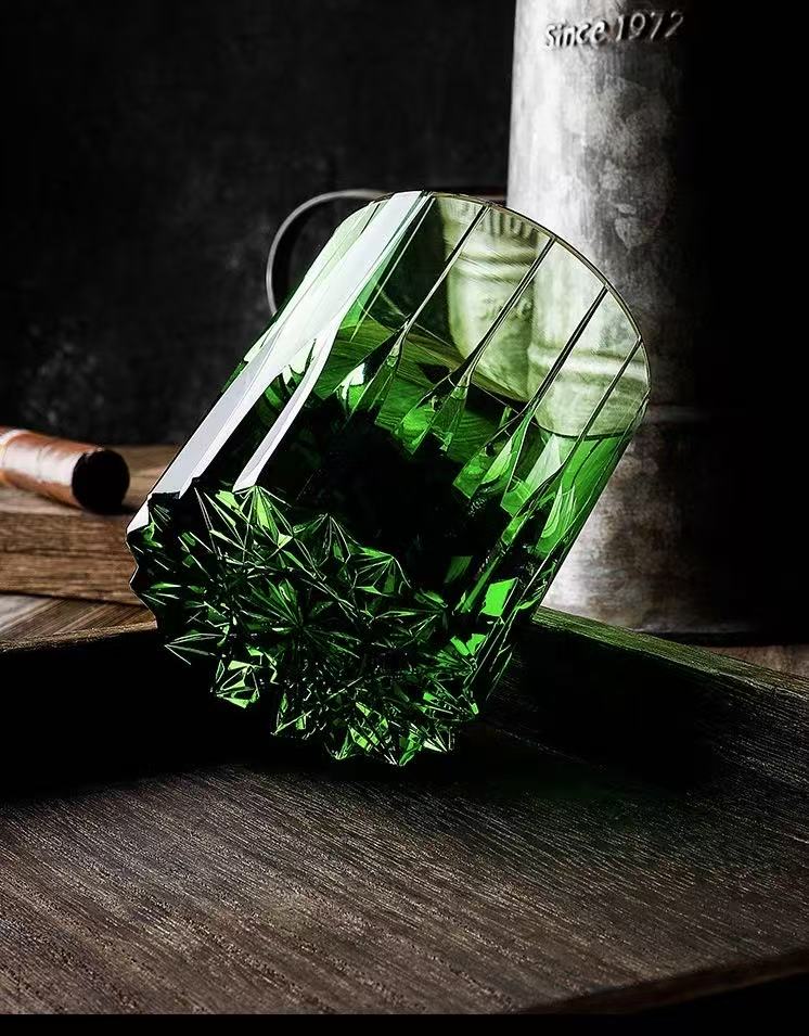 Starburst K9 crystal glass   whiskey glass