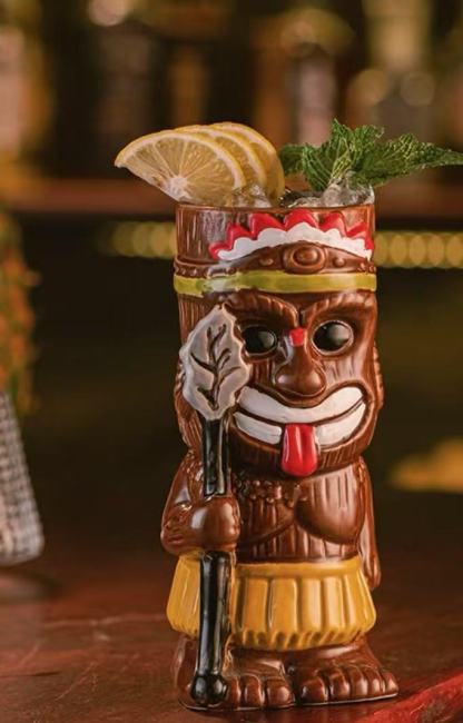 Best-selling ceramic slushie cup with a zombie skull motif