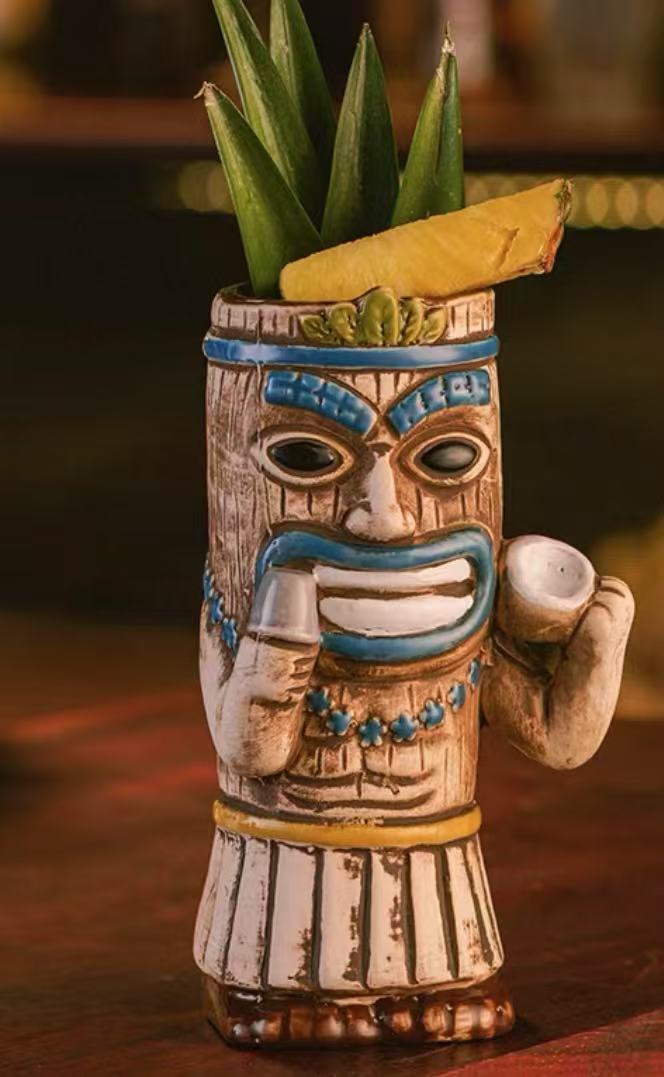 Best-selling ceramic slushie cup with a zombie skull motif