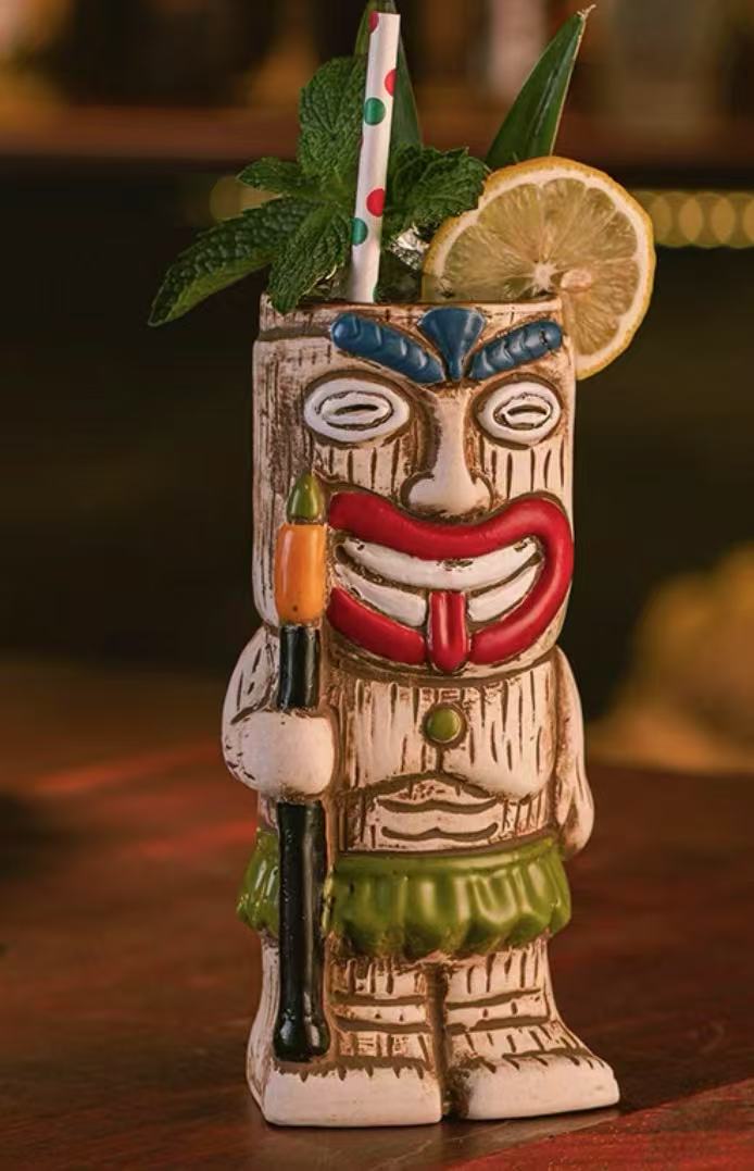 Best-selling ceramic slushie cup with a zombie skull motif