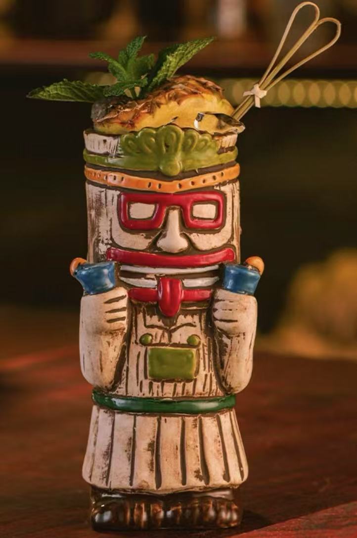 Best-selling ceramic slushie cup with a zombie skull motif