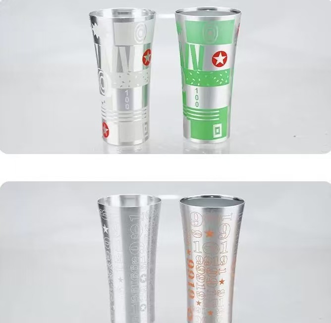 Limited edition thermochromic metal mug(Note the style when ordering)