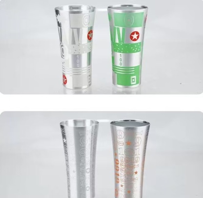 Limited edition thermochromic metal mug(Note the style when ordering)