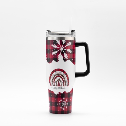 Creative 40oz Christmas Halloween Gift Car Cup Cross-border Original Large Capacity Straw Tumbler