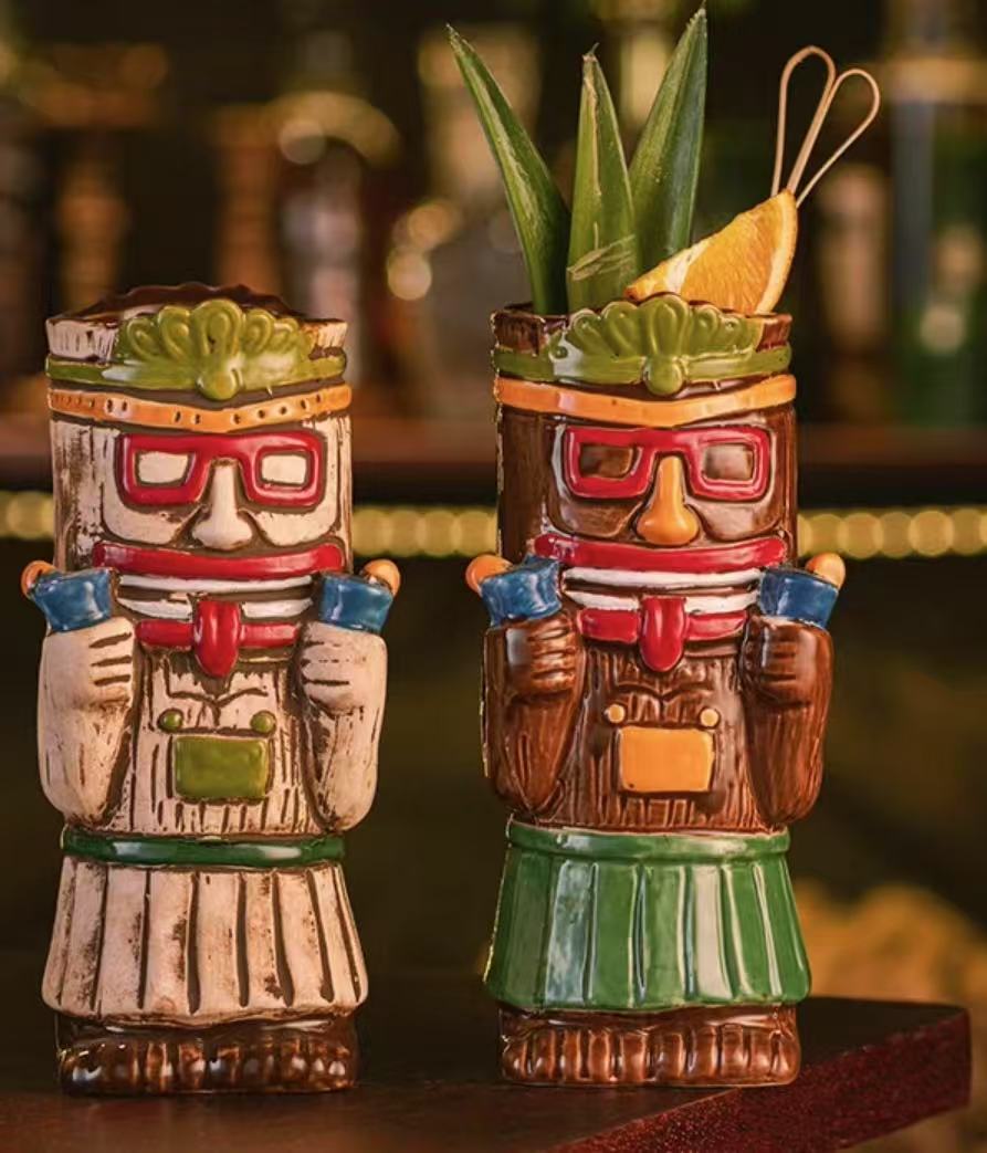 Best-selling ceramic slushie cup with a zombie skull motif