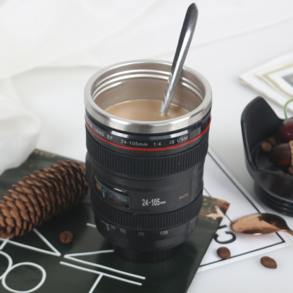 Camera Lens Mug - Brew & Shoot Your Moments