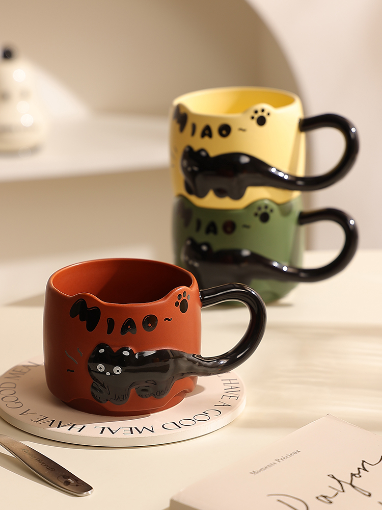 Pawsitively Adorable Cat Mug – Your Daily Dose of Miao~